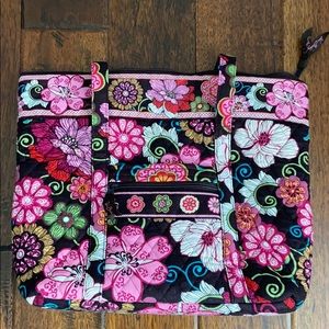 LIKE NEW Vera Bradley tote with change purse!
